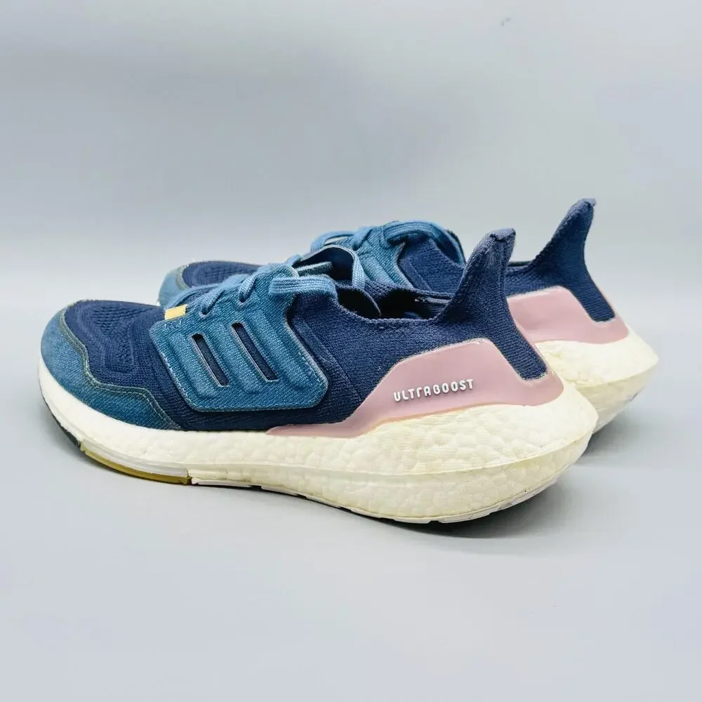 Adidas Shoes Womens 6 Blue Pink Ultraboost 22 Parley Running Athletic Sneakers - Picture 5 of 11